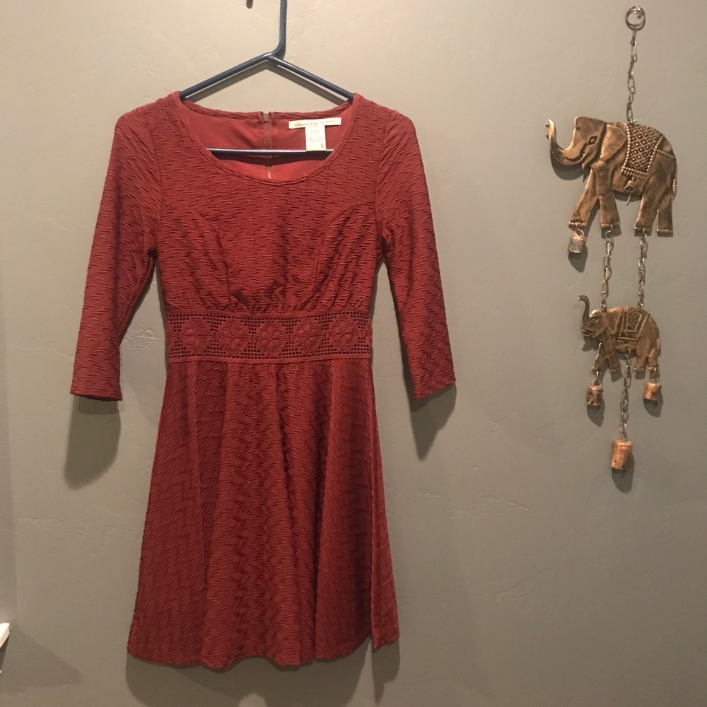american rag maroon dress | small